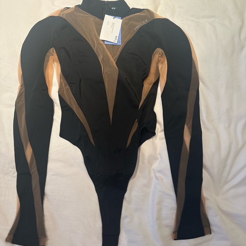Mugler H&M Bodysuit Top M Medium New - Picture 4 of 12